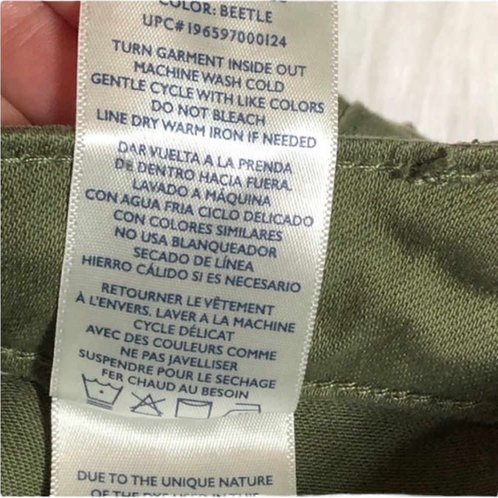 Joie☀️Olive Park Cargo‎ Pants size 8 NWT NEW - Picture 9 of 11